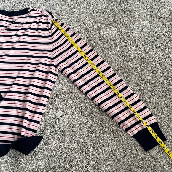 Scotch &Soda Cotton Wool Blend Striped knitted Sweater Pullover XXL BlackPink - Picture 16 of 16